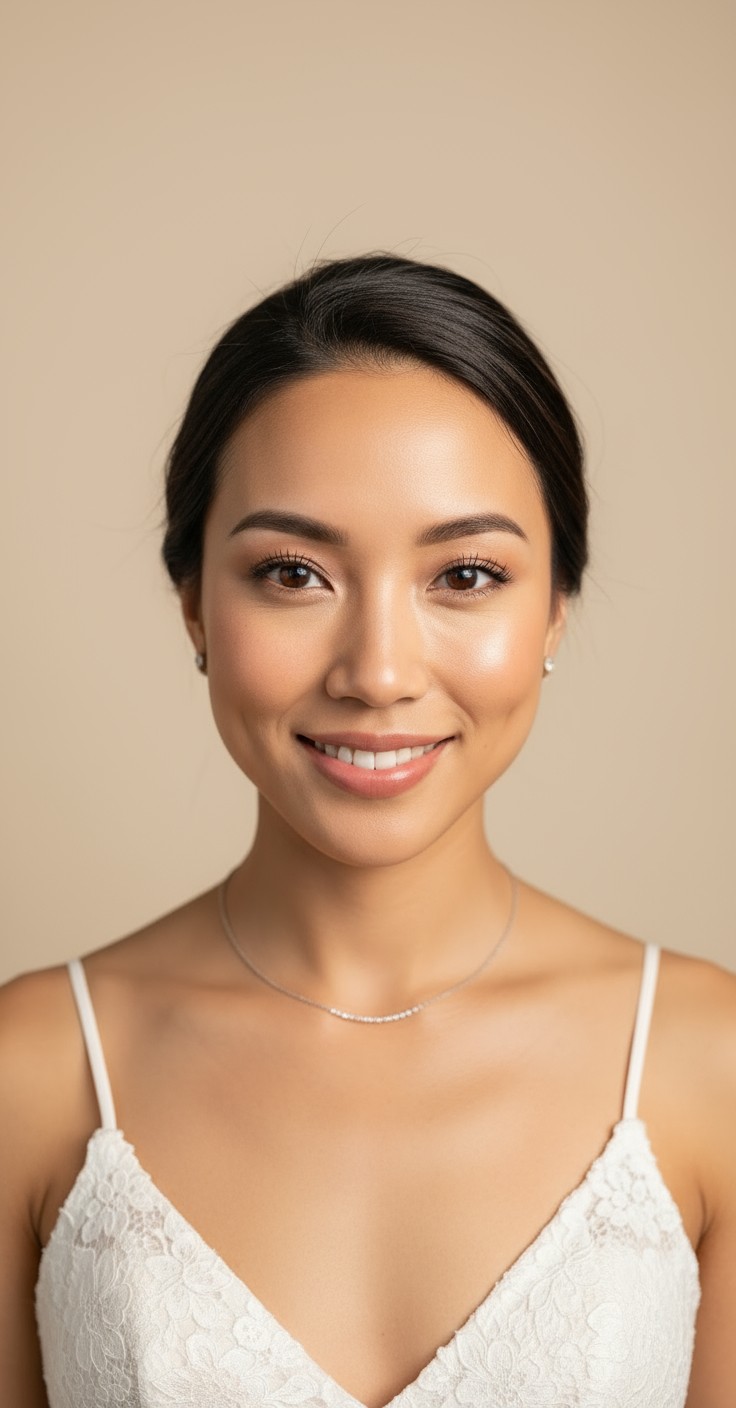 After Bun Wedding Updo